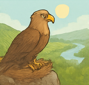 Der Adler blickt auf Nackenheim